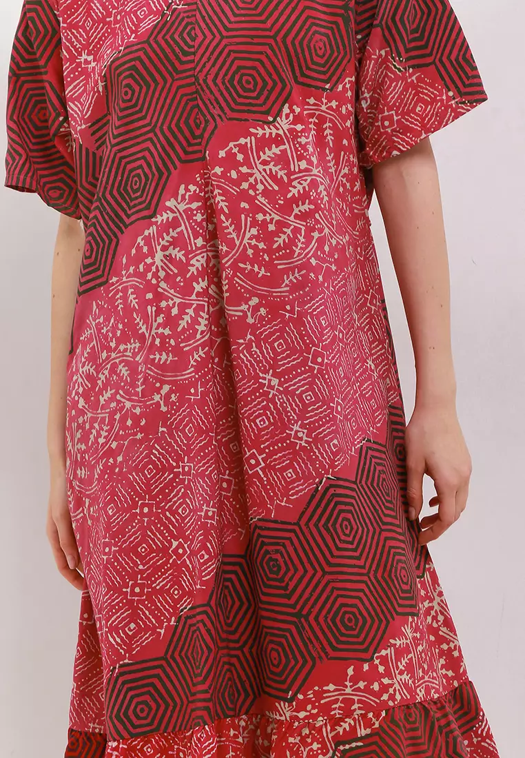 Homedress Daster Wanita Kamaniya Pink