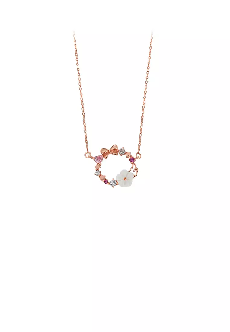 Buy SOEOES 925 Sterling Silver Plated Rose Gold Fashion - Main Image