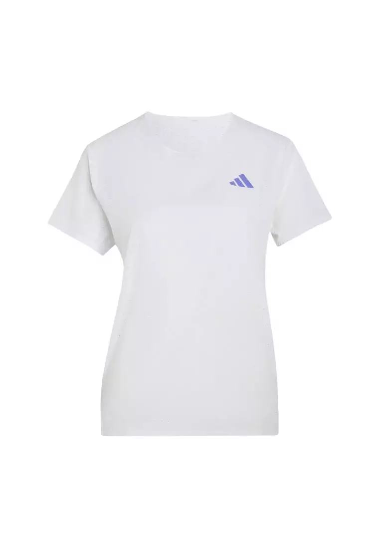 Running Adizero Running Tee Women White KT4831