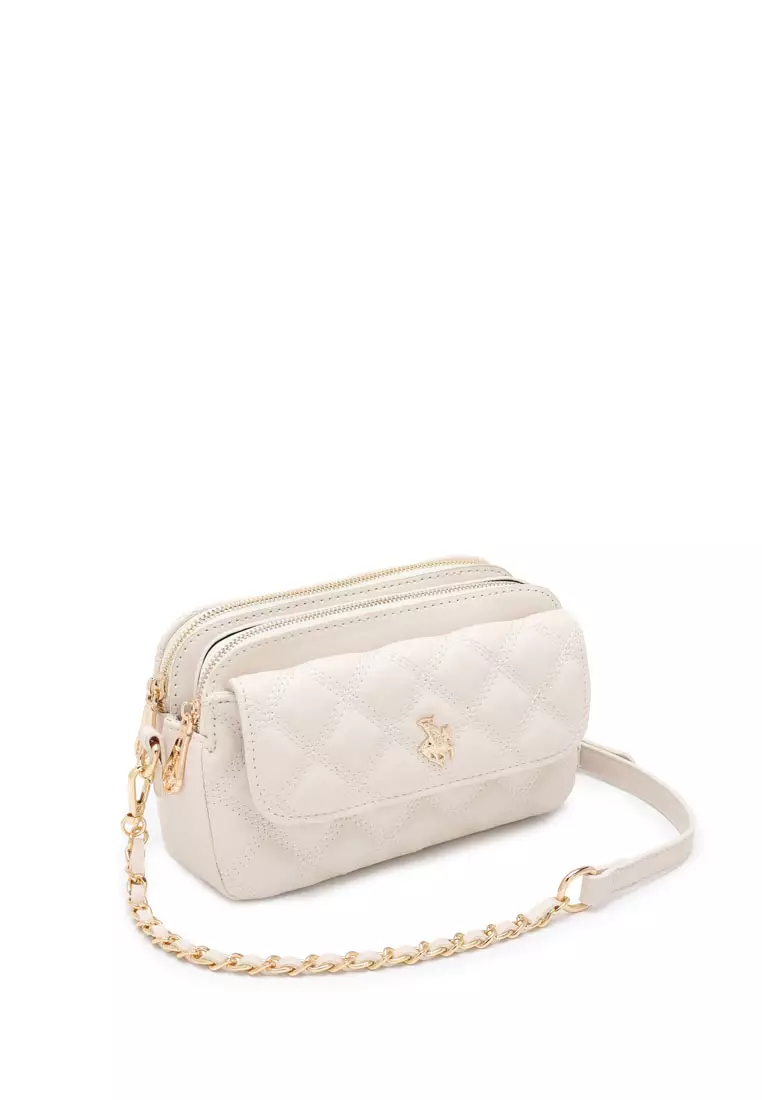 Women's Shoulder Bag / Sling Bag / Crossbody Bag - White