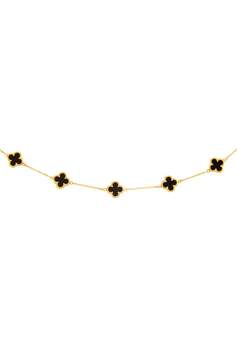 HABIB Black Onyx Bracelet in 585/14K Yellow Gold YOMB00079