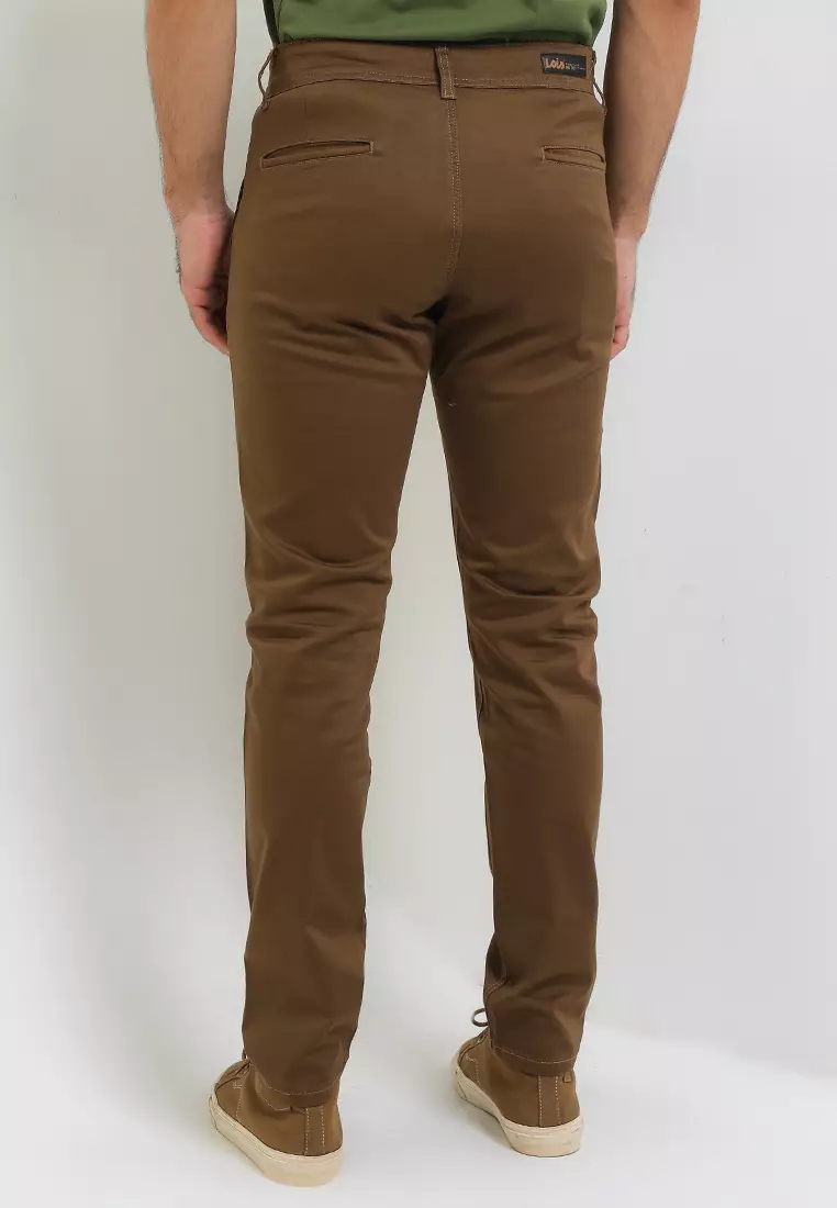 Slim Stretch Fit Chino Pants HSS012BR