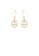 Glamorousky white 925 Sterling Silver Plated Gold Fashion Simple Heart Shell Earrings with Cubic Zirconia AB5C4ACBE5E95EGS_1