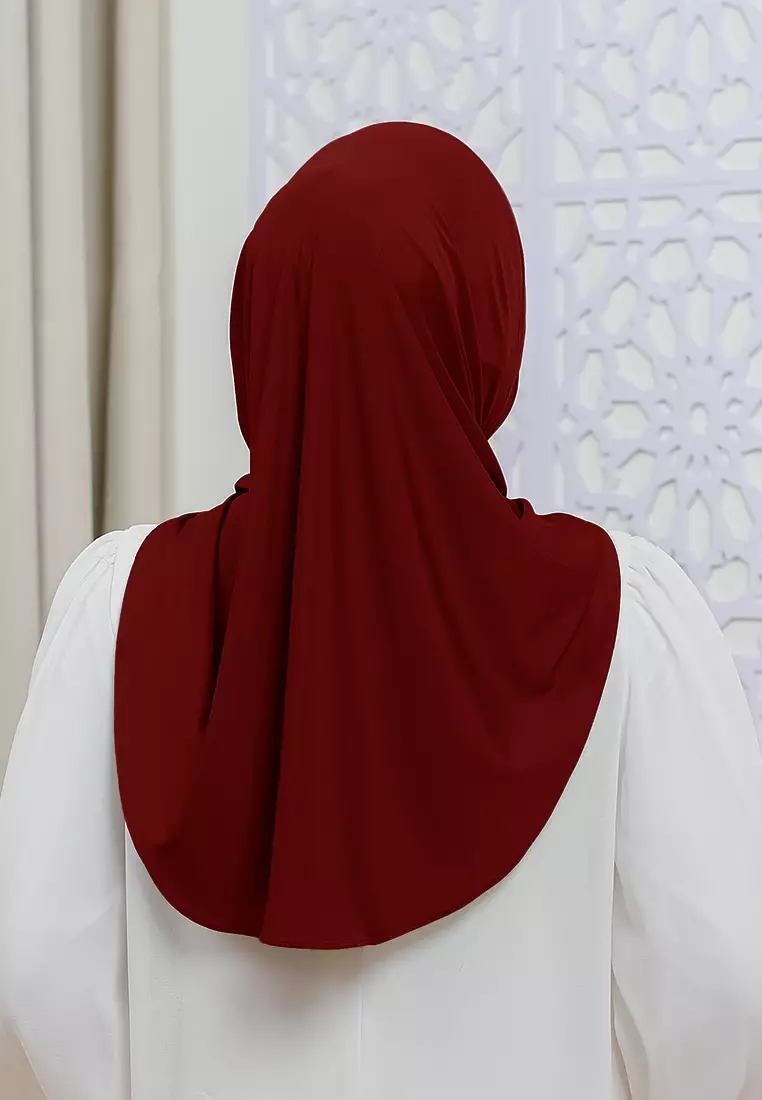 HIJAB INSTAN LUNA - MAROON