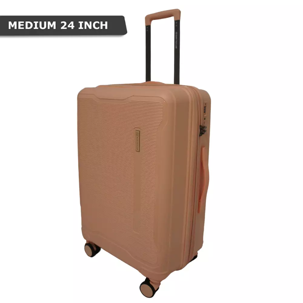 Navy Club Aulus Koper Hardcase - Fiber PP 4 Roda Putar TSA Lock - Size 20/24 Inch