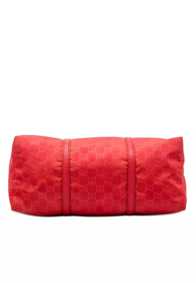 Pre-Loved Gucci Gg Nylon Satchel