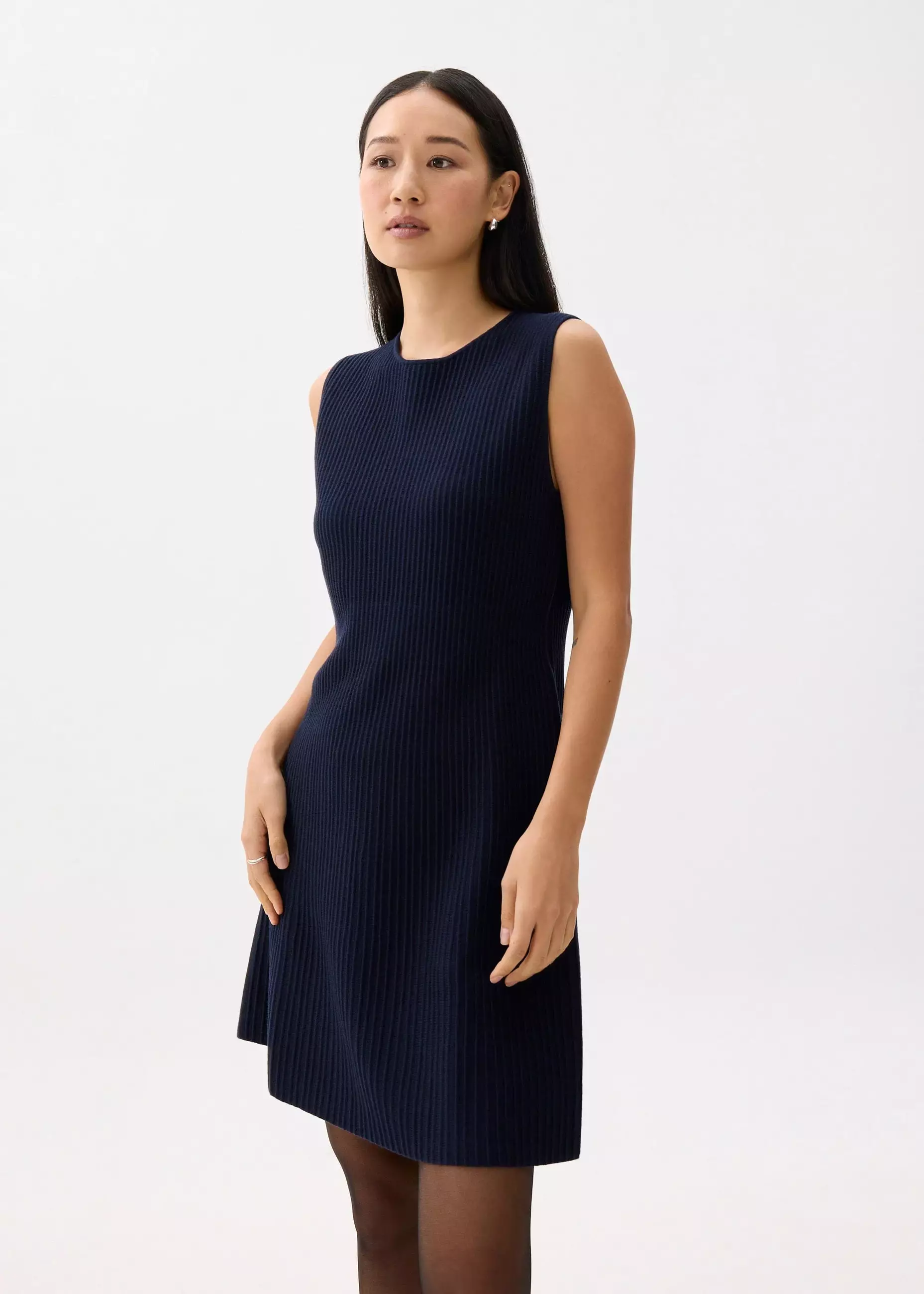 Dress Wanita - Kamil Contour Knit Fit & Flare Mini Dress