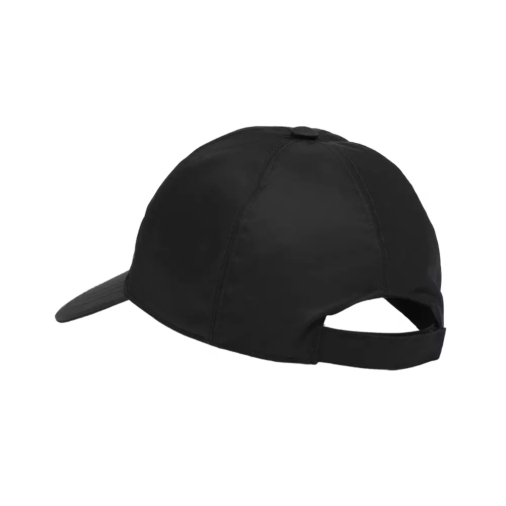 Re-Nylon Enamel Logo Side Baseball Cap Black Men