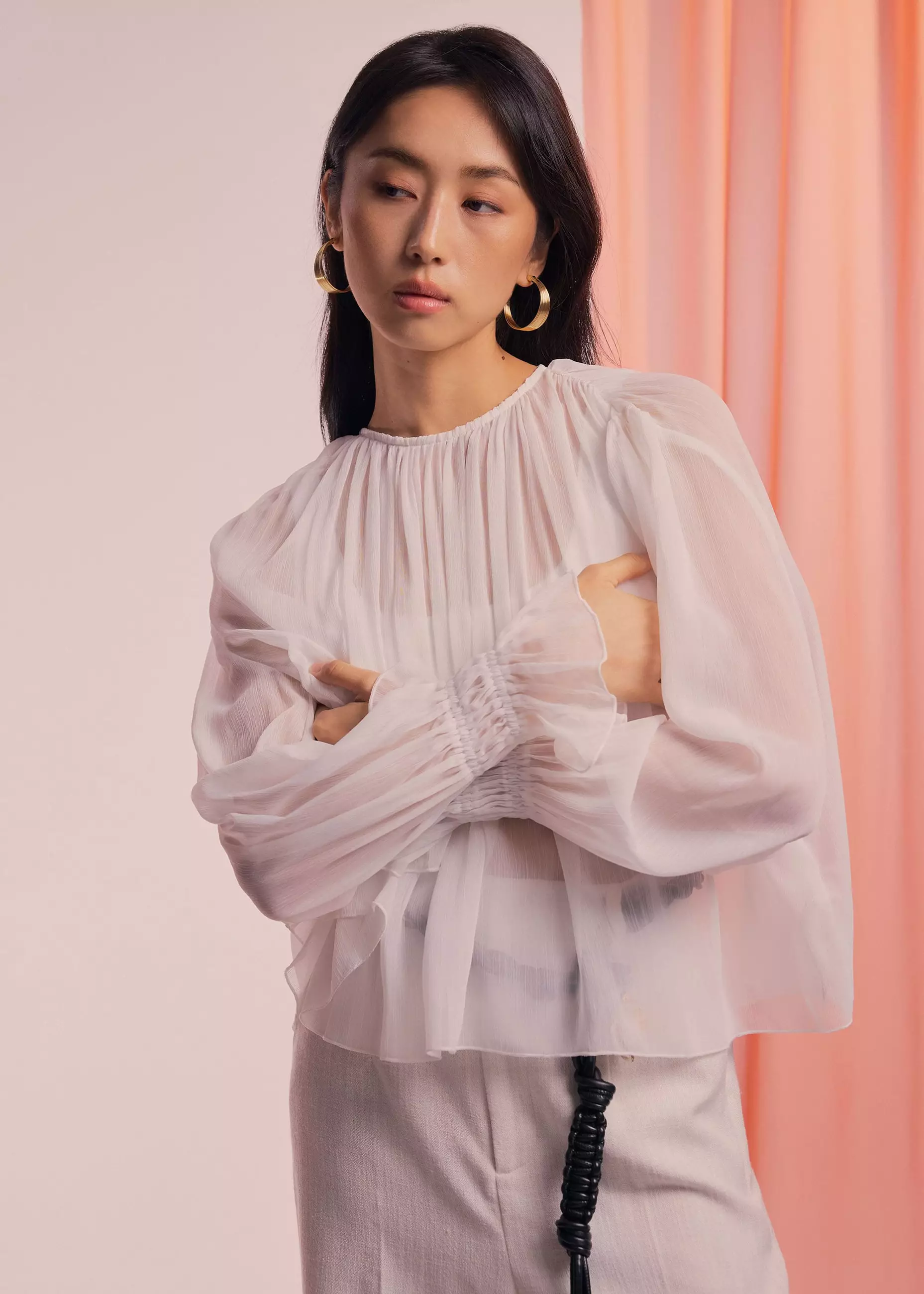 Atasan Wanita - Sheer Poet Blouse