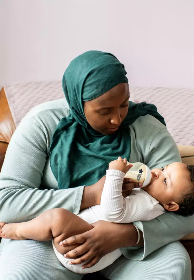 260ml Natural Start PPSU Feeding Bottle 3+ months, Medium Flow Breast-Like Teat