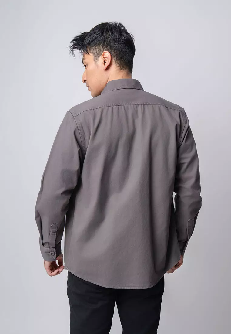 Jacket Shacket Workwear Shirt Dark Grey
