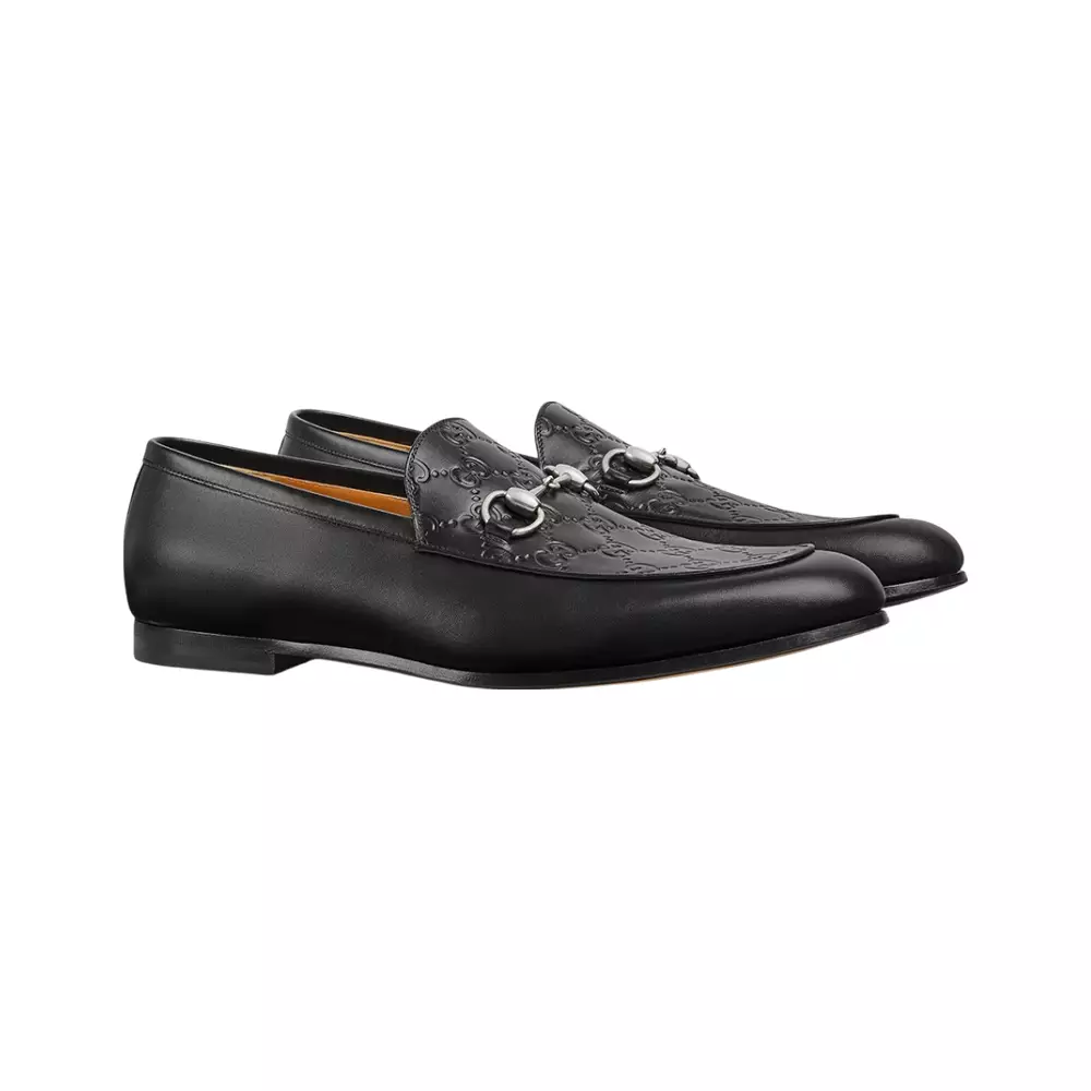 GG Loafer with Horsebit Black Shw Men