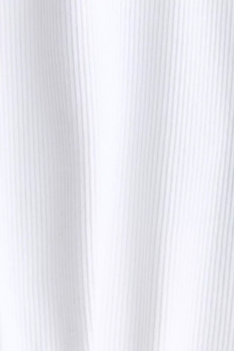 Integral-bra cotton T-shirt