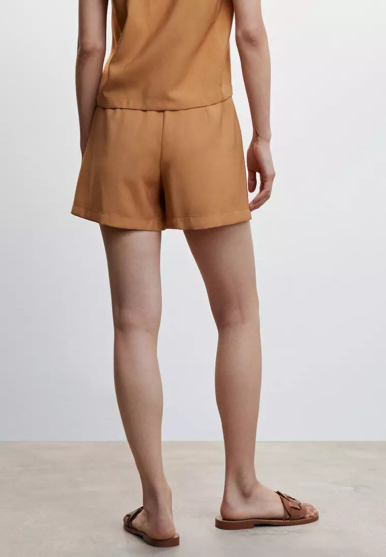 Jual Mango Belted Shorts Original 2024 ZALORA Indonesia