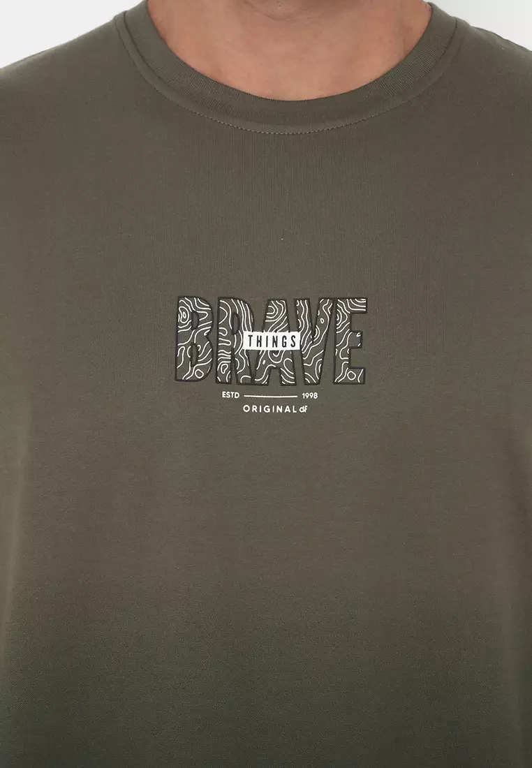 T-Shirt D&F Brave Dark Olive