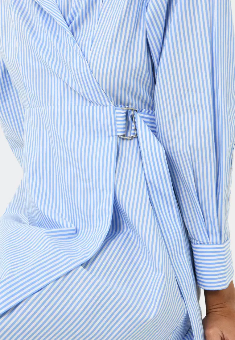 Manhattan Wrap Shirt Dress