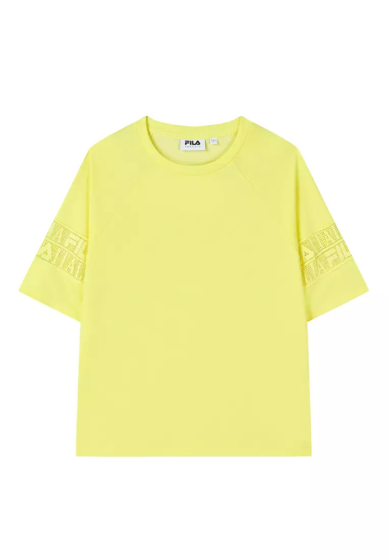 Yellow deals fila shirts