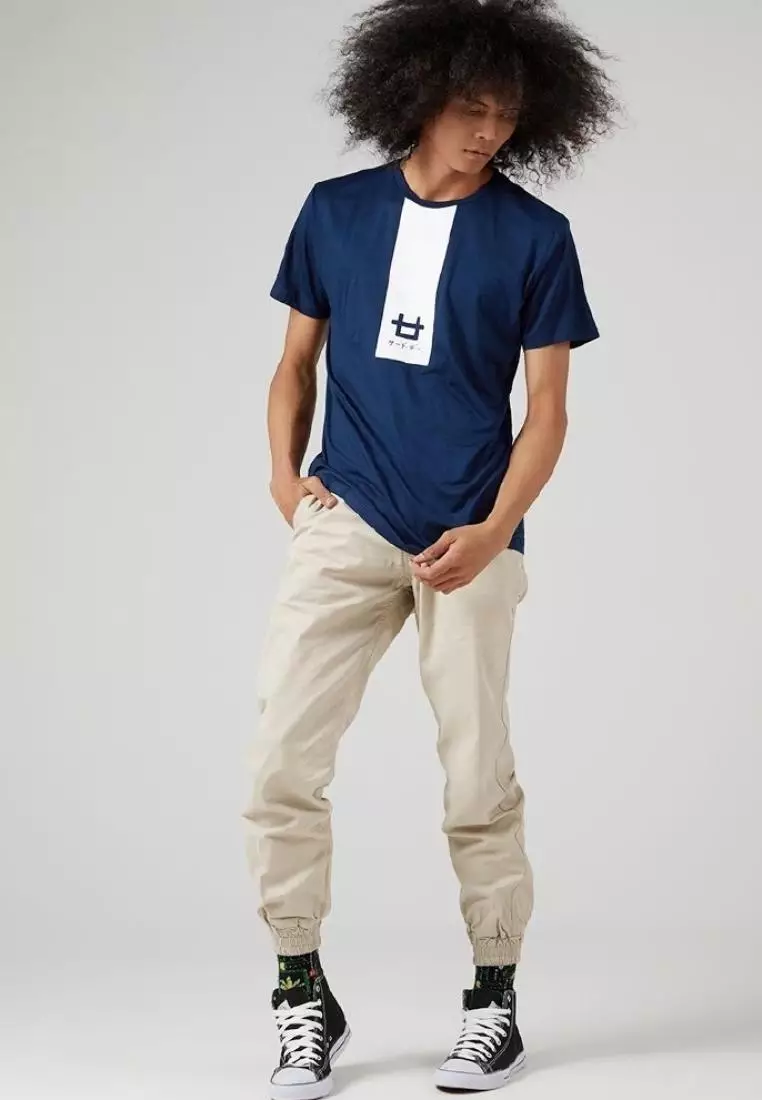 MT735O - s/s Men T-Shirt Tounge Logo nvXS