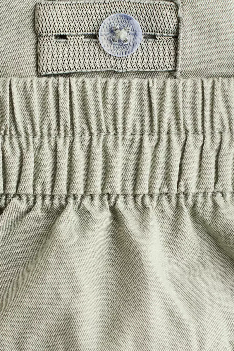Cotton twill cargo trousers