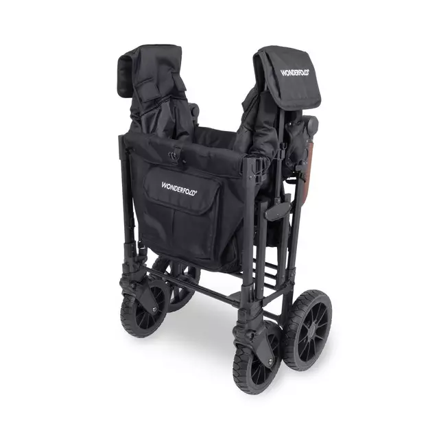 Wonderfold W4 Lu Pro Stroller Wagon Black -  Stroller Bayi Balita Anak