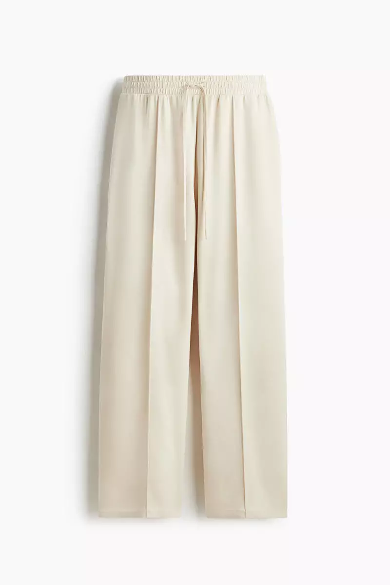 Supersoft crease-front trousers