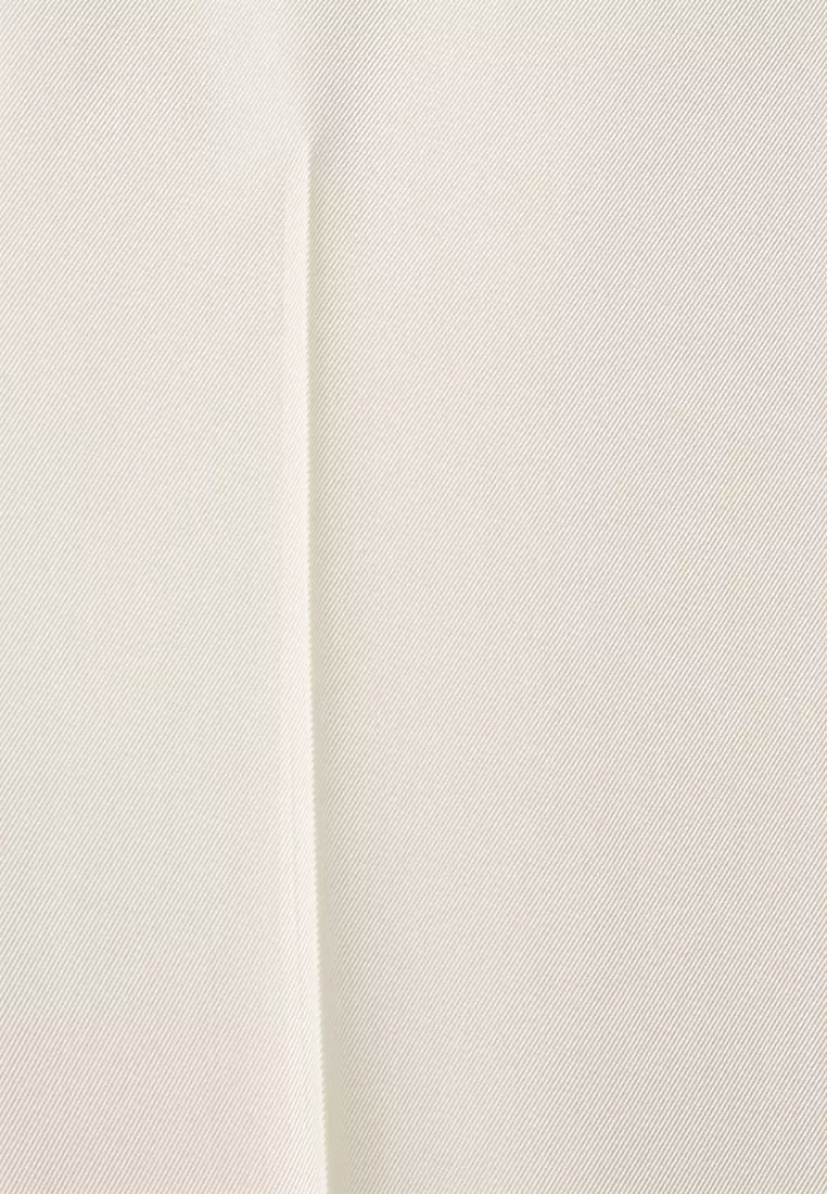 High-Waist Straight Trousers