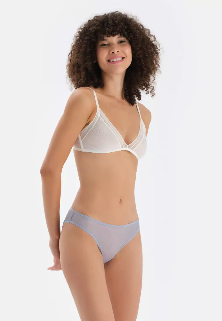 Ice Blue Briefs, Geometric, Briefs, Underwear for Women