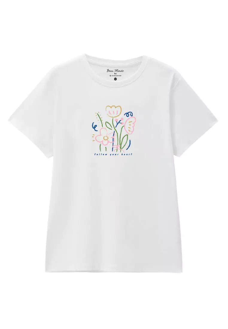 Women's Cotton Short Sleeve Print Tee 13396307