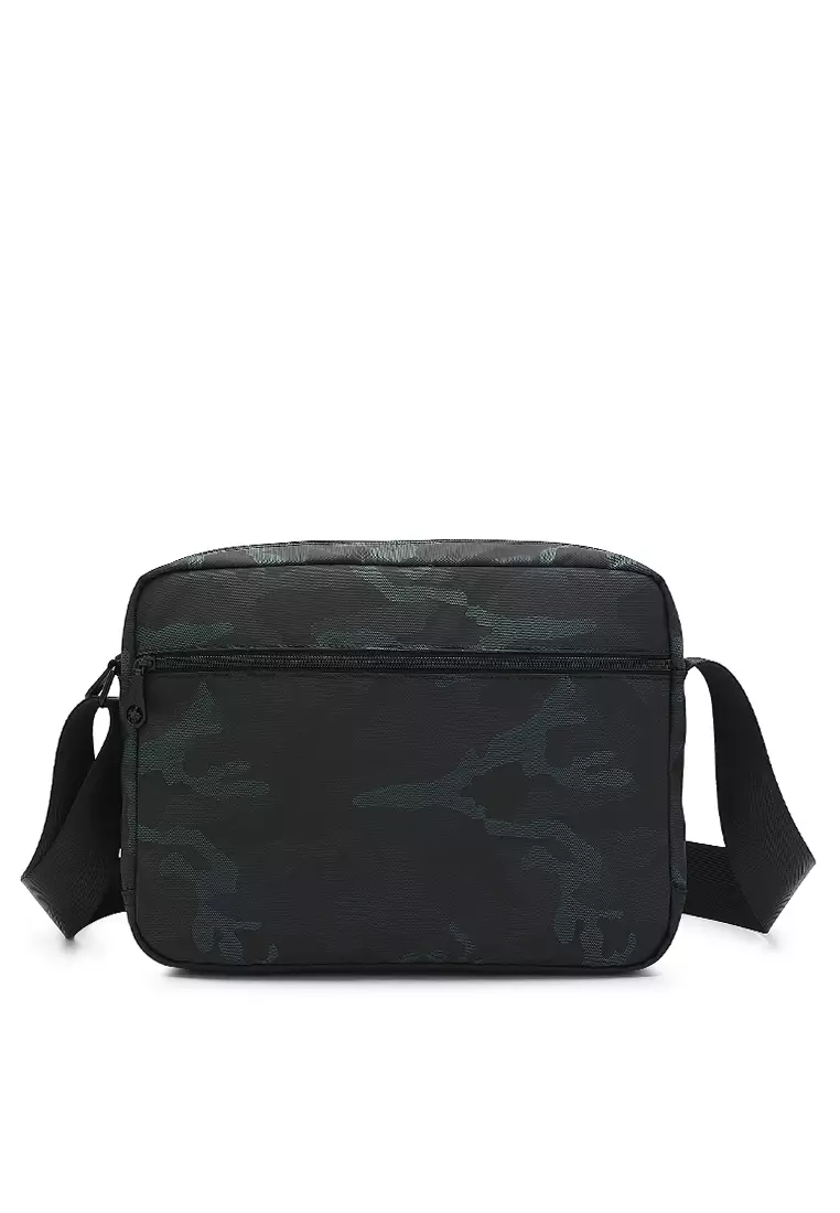 Camouflage top crossbody bag
