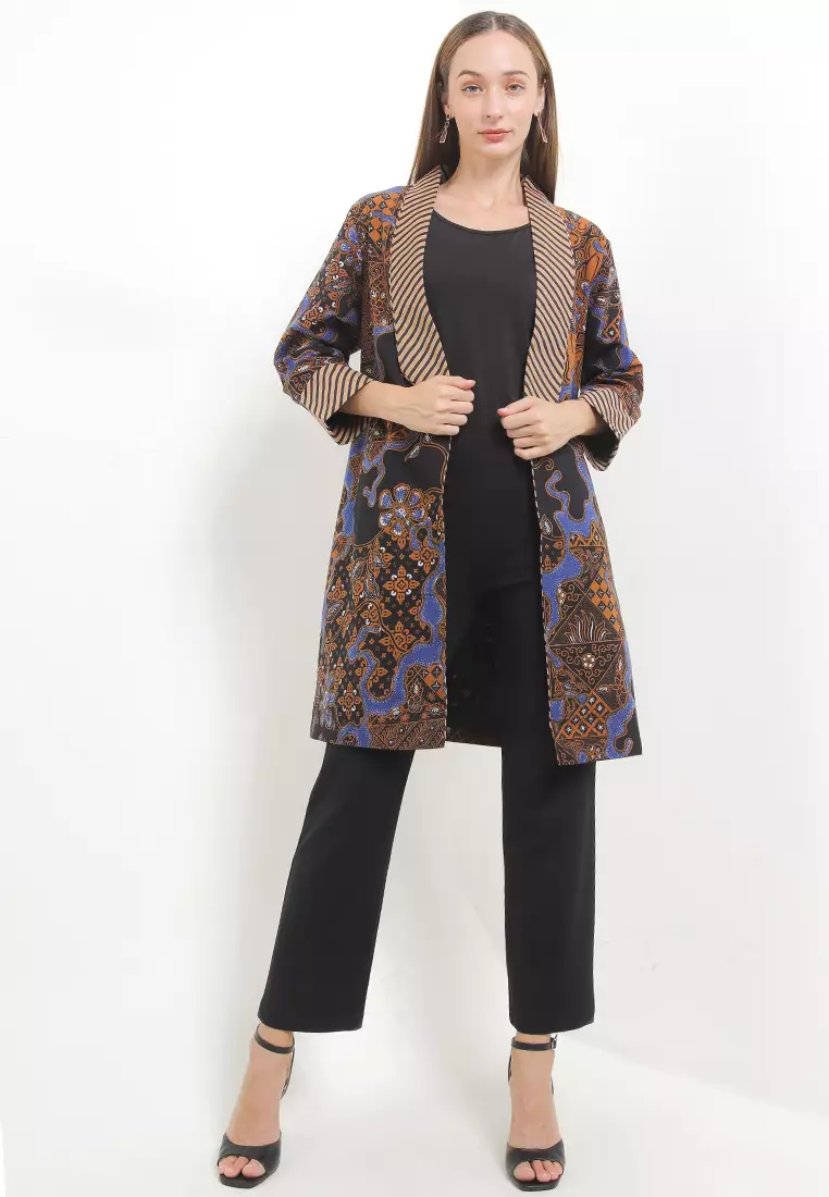 Afraa Outer Tunik Batik Tanahan Modern Gradasi Series