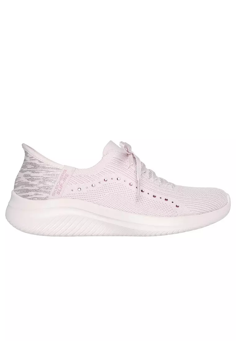 Ultra Flex Skechers Slip On Shoes Pink Skechers SLIP INS ULTRA