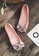Halo pink Bow Waterproof Jelly Flats Shoes A2A9DSHD56BD5EGS_5