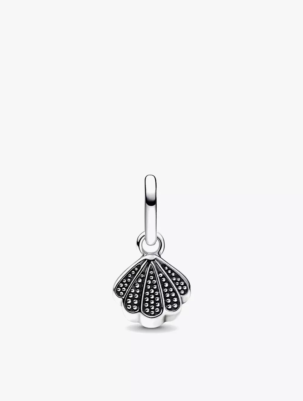 Jual PANDORA Shell sterling silver mini dangle with clear cubic ...