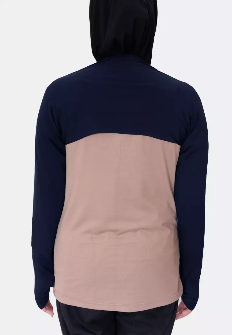 Zelena - Isla Manset Tangan Olahraga | Inner Bolero - Navy Blue