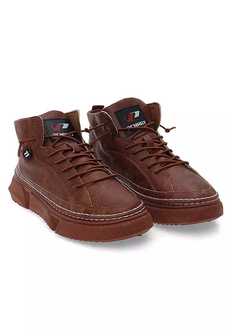 Geffrey Sepatu Pria Retro Casual Fashion Adventure Comfortable Material Canvas ORIGINAL