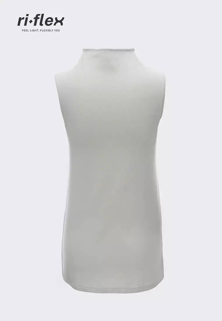 Ria Miranda Grey Comfy Sleeveless Top