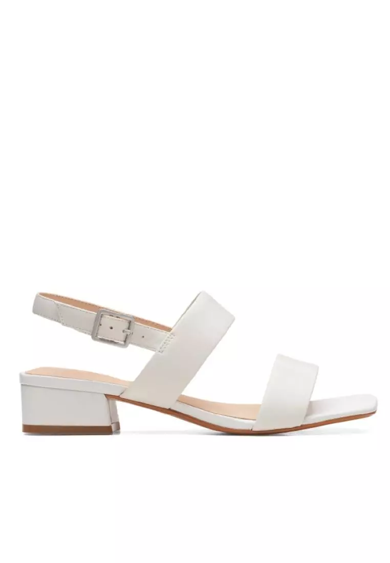 Buy Clarks Clarks Seren25 Strap White Leather Women s Shoes Online