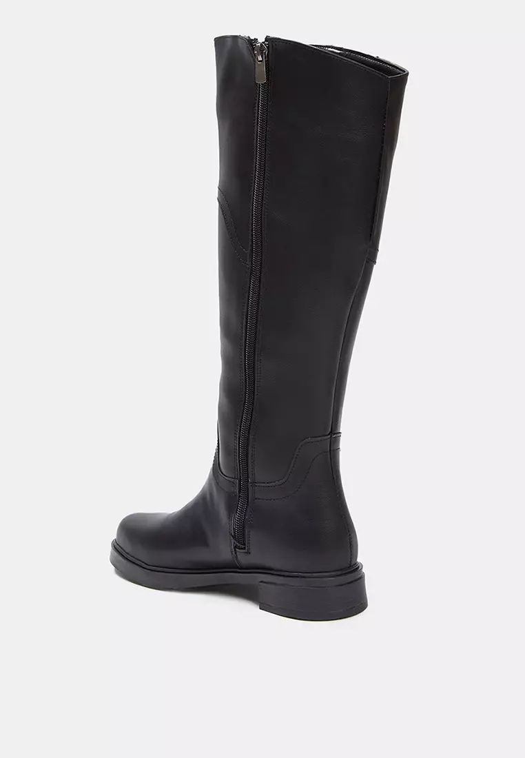 Buckled Riding Boots
