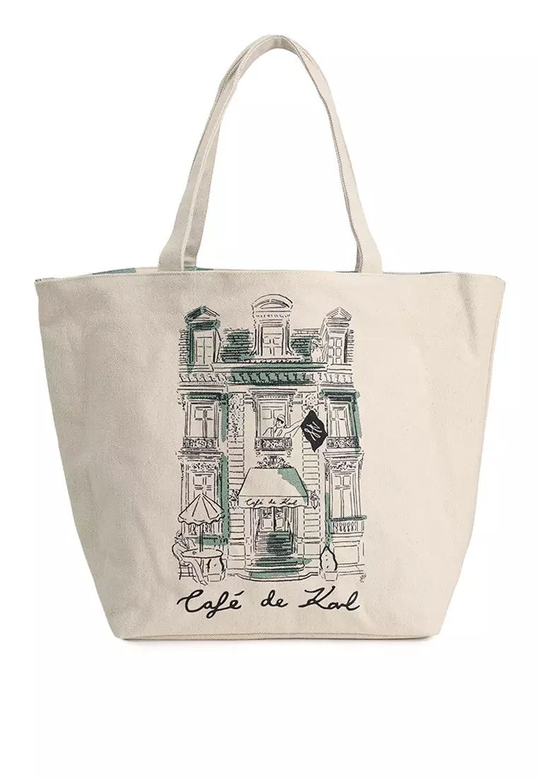 Karl Lagerfeld KL X JORGE PARRA トートバッグ Women's KL x Jorge Parra by KARL LAGERFELD | Free Shipping