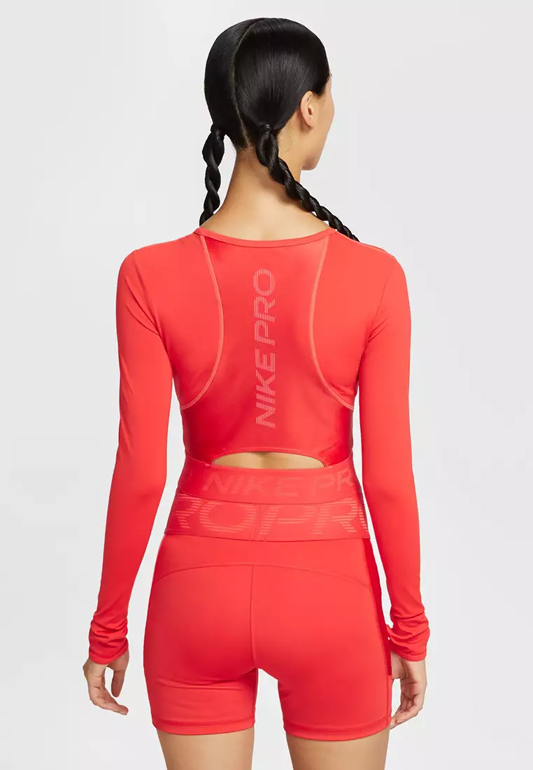Pro Dri-FIT Cropped Long-Sleeve Top