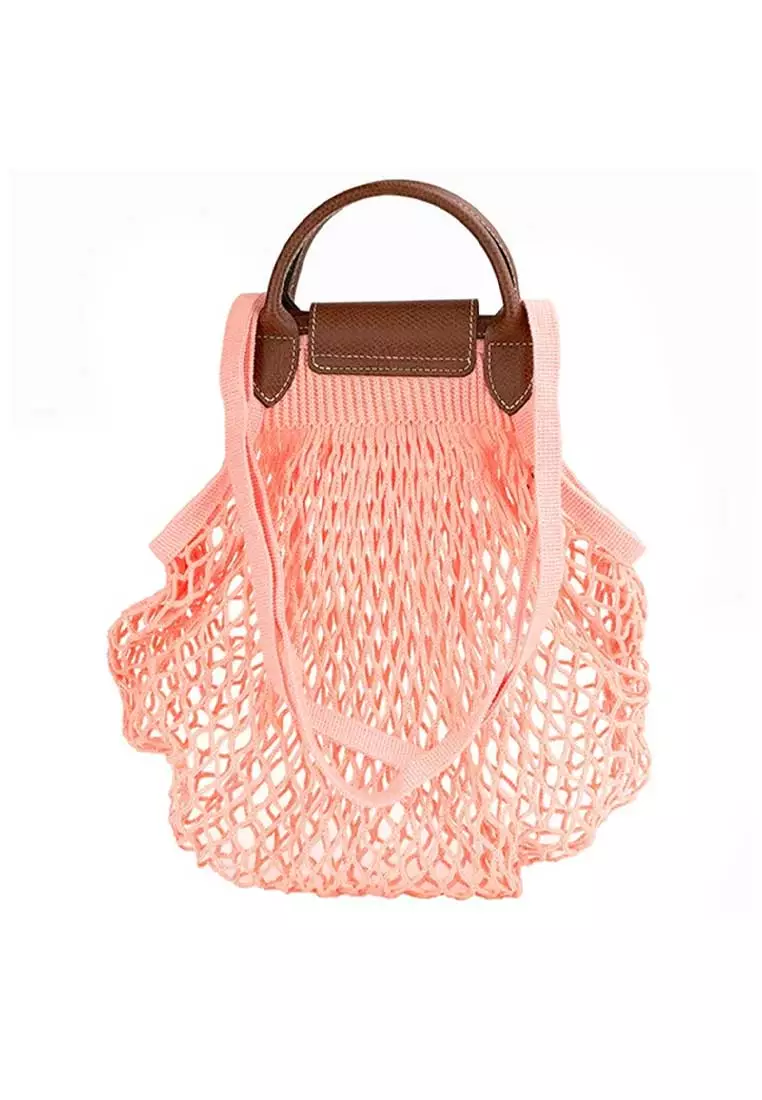 Le Pliage Filet L Mesh Bag Blush 10121HVH