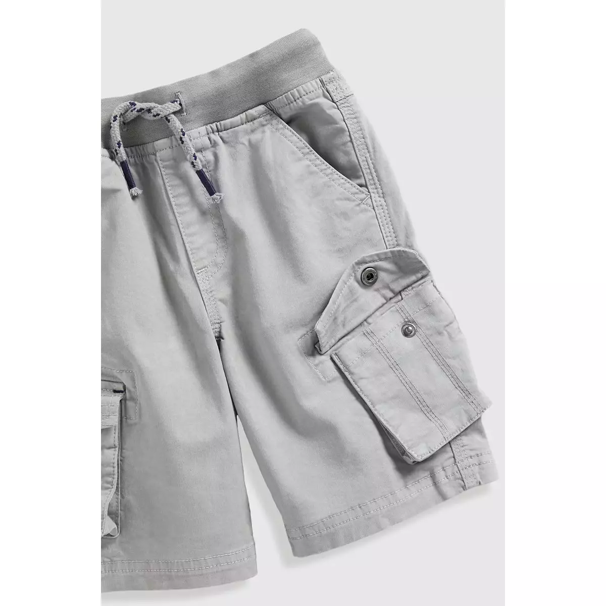 Mothercare T-Shirt and Cargo Shorts Set - Set Pakaian Anak Laki-laki (Putih)