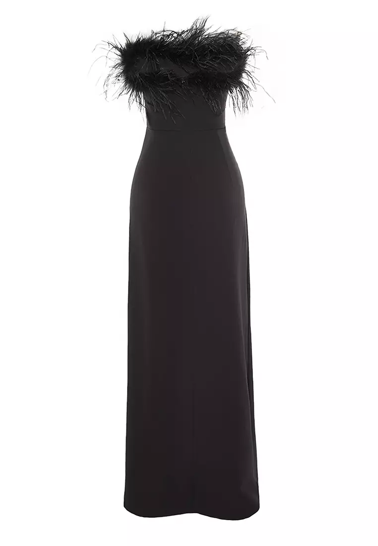 Buy Trendyol Otrish Detailed Evening Dress Online | ZALORA Malaysia