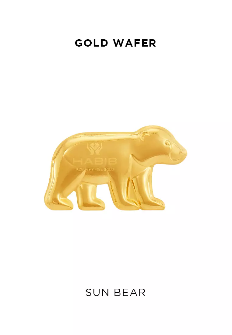 HABIB x Zoo Negara Collection 2025 (Sun Bear) | 999.9 Gold Wafer (0.20g)