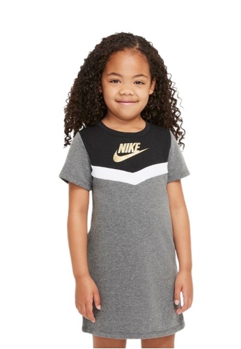 Nike grey Nike Girl's Go For The Gold Dress (4 - 7 Years) - Charcoal Heather 7CA5BKA0C918C8GS_1
