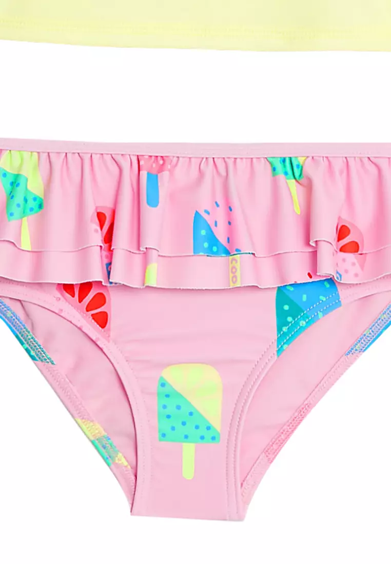 2Pc Ice Cream Long Sleeve Swim Set