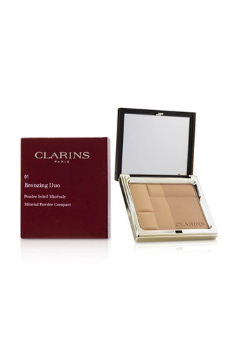 Clarins CLARINS - Bronzing Duo Mineral Powder Compact - # 01 Light 10g/0.35oz 64B4BBEFE97AFAGS_1