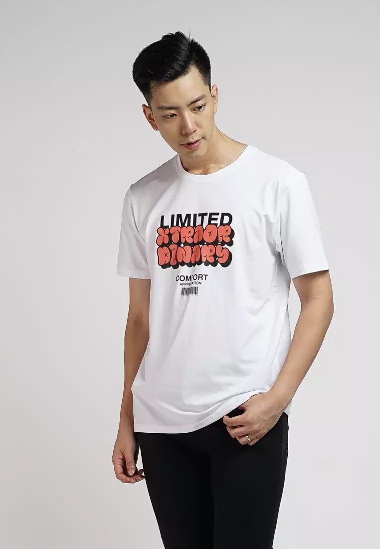 XTRAORDINARY T-Shirt Cotton Spandex Pria 48090