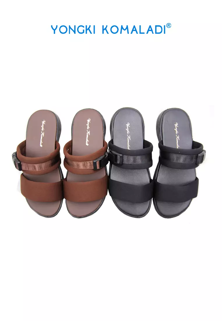 [ ORIGINAL ] YONGKI KOMALADI SANDAL OL-FTR-40180-22 HITAM