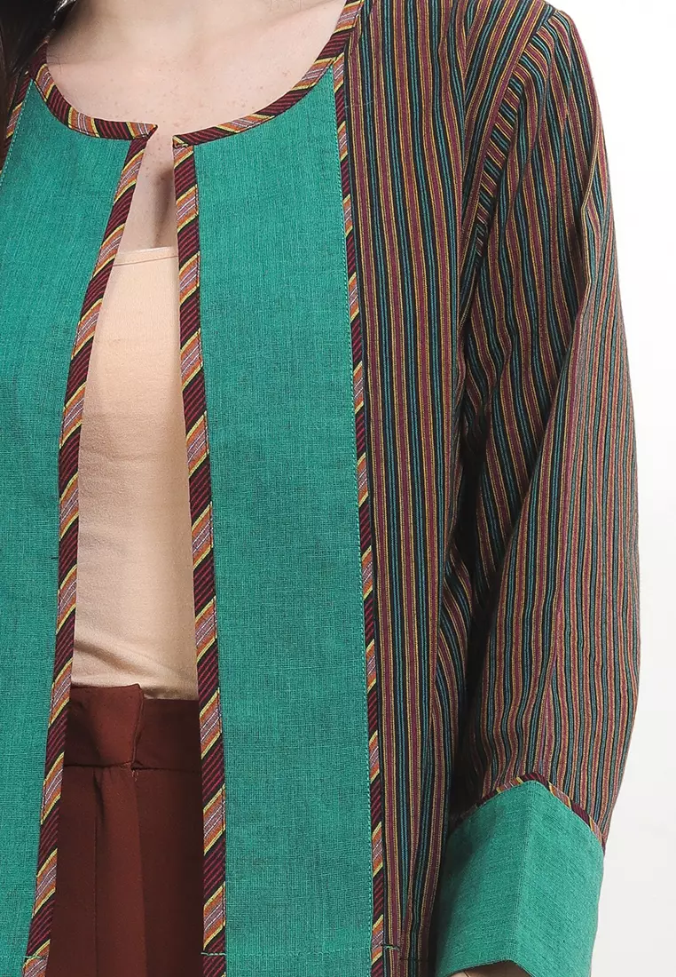 Floral Outer Lengan Panjang